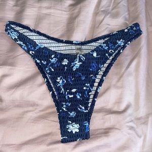 Adorable blue small bikini bottoms